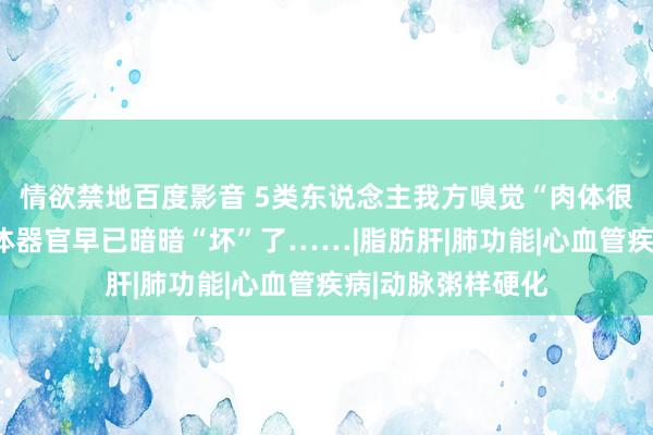 情欲禁地百度影音 5类东说念主我方嗅觉“肉体很好”，但可能肉体器官早已暗暗“坏”了……|脂肪肝|肺功能|心血管疾病|动脉粥样硬化